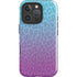 Cheetah Print Purple and Blue iPhone 16 Pro Max Impact Case